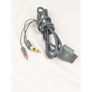 Genuine Microsoft Xbox 360 Composite AV RCA Cable Cord OEM‎ X810973-001